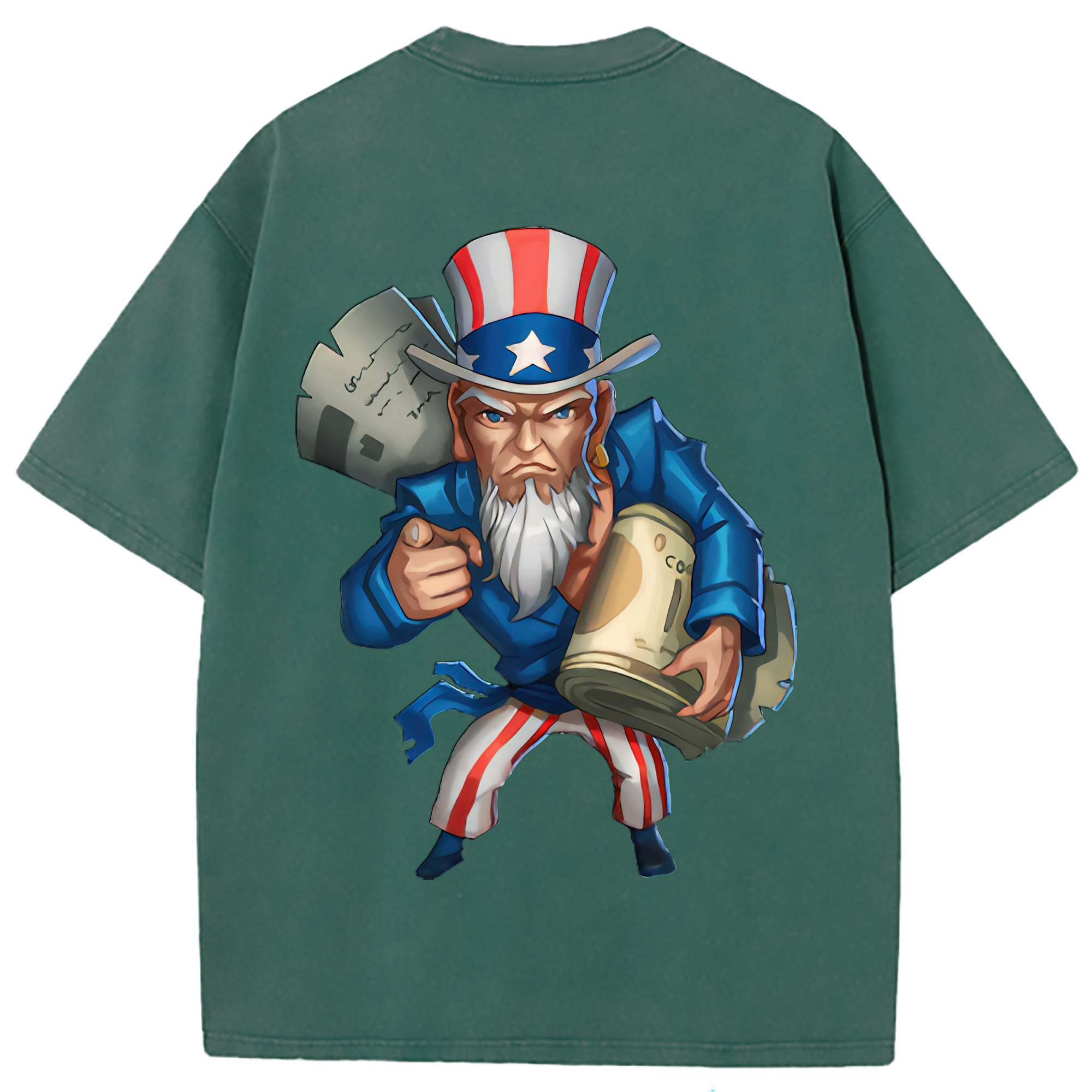 （画像用） リーグ・オブ・レジェンド League of Legends LOL 綿100% ヴィンテージ風 半袖Tシャツ（背面プリント）